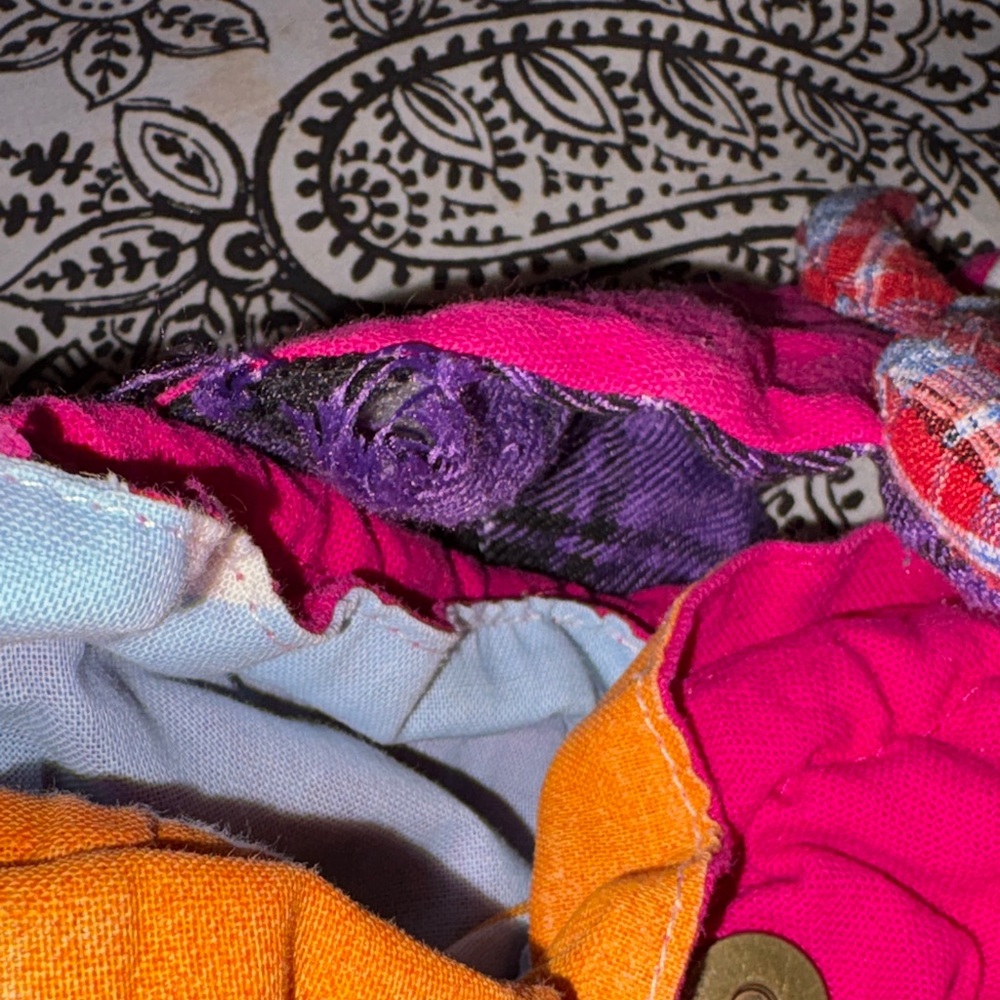 Colorful Owl Patchwork Bag - image 5